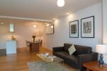 Living Room, Finzels Reach Serviced Apartments, Bristol