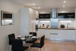 Dining Area and Kitchen, Newgate Serviced Apartments, Croydon, London