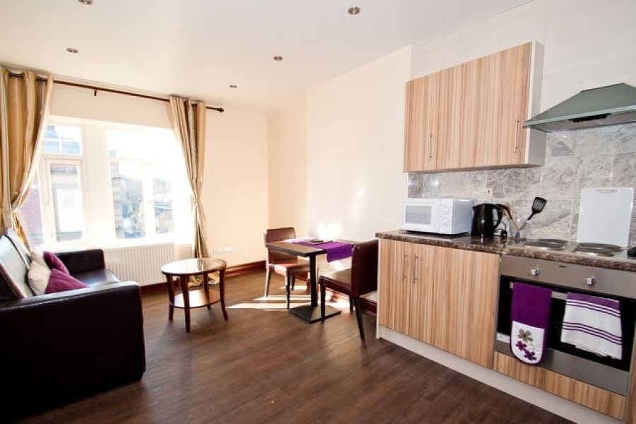 Living Area, Langsett Road Serviced Apartment, Sheffield