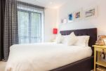 Bedroom, Skylark Court Serviced Apartment, Putney, London