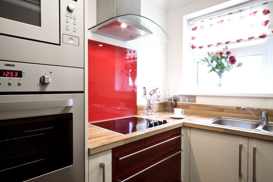 Kitchen, The Corbyn Serviced Apartments, Torquay