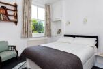 Bedroom, Flanchford Road Serviced Accommodation, Chiswick, London