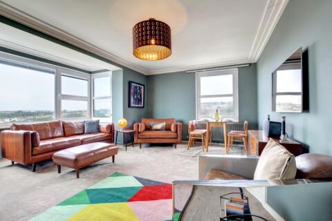 Living Room, Belle View  Serviced Apartments, Brighton
