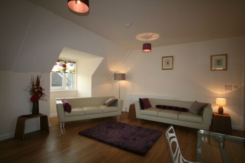 Living Room, Buckinghamshire Serviced Apartments, Aylesbury