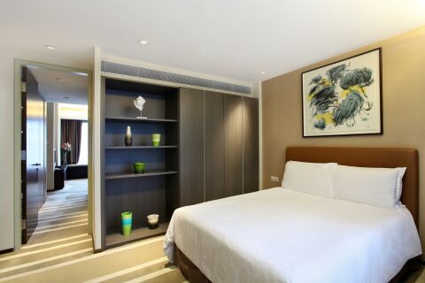 Bedroom, Somerset Road Serviced Apartments, Singapore