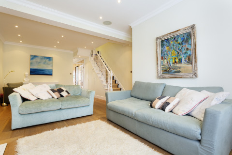Reception Room, Settrington Road House Serviced Accommodation, Fulham