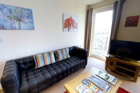 Living Area, The Triangle Serviced Apartments, Cambridge