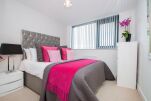 Bedroom Area, Neutron Tower Serviced Apartments, Canary Wharf