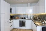 Kitchen, Milestone House Serviced Apartments, Ealing, London