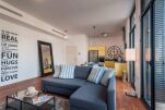 Living Area, Hamlech Hiram Serviced Apartments, Tel Aviv-Yafo