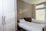 Bedroom, serviced apartment, Clerkenwell and Finsbury