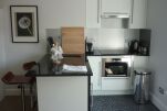 Kitchen, Bold Street Serviced Apartment, Warrington