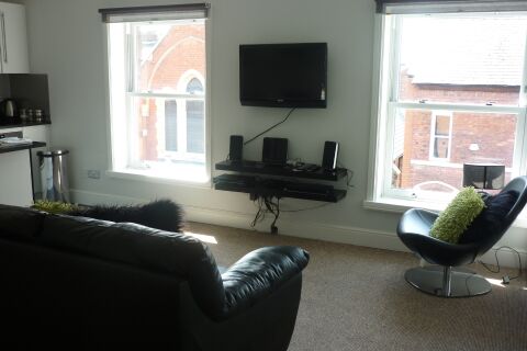 Lounge, Bold Street Serviced Apartment, Warrington