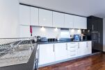 Kitchen, Kings Island Serviced Apartments, Uxbridge, London