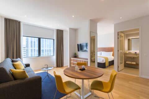 Living Area, Weena Serviced Apartments, Rotterdam
