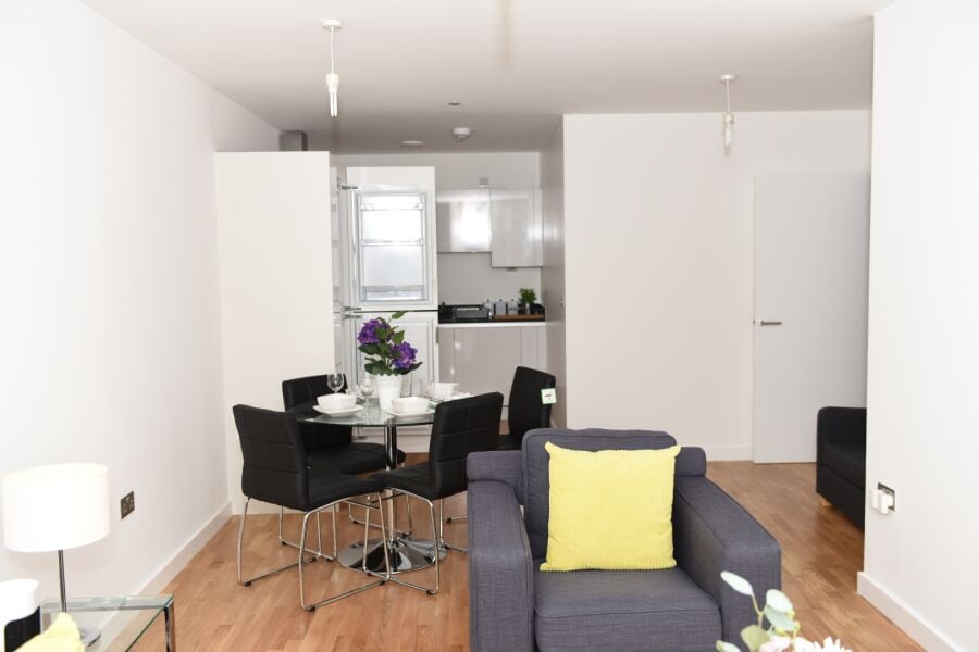 Living Area, Poppyfield House Serviced Apartments, Greenwich