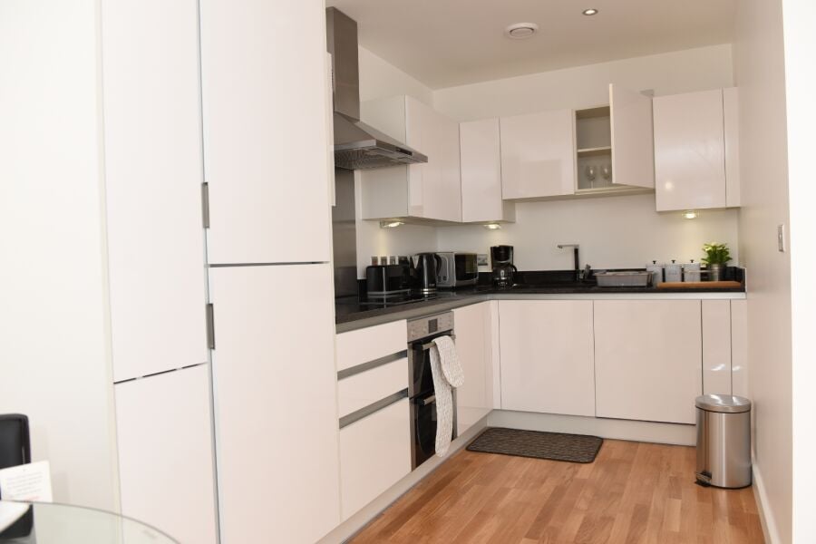 Kitchen, Poppyfield House Serviced Apartments, Greenwich