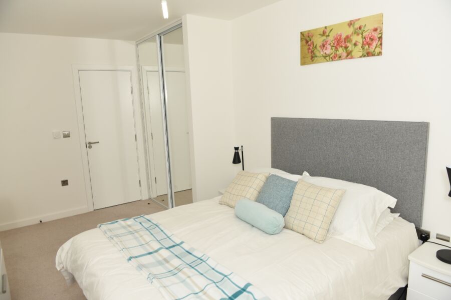 Bedroom, Poppyfield House Serviced Apartments, Greenwich