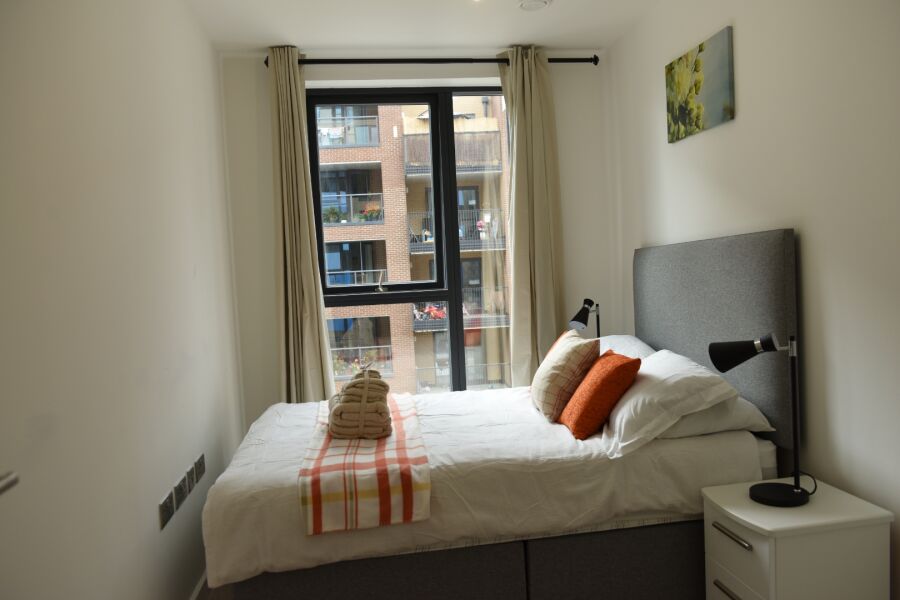 Bedroom, Poppyfield House Serviced Apartments, Greenwich