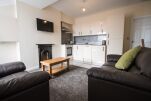 Sitting and Kitchen Area, Greengate Street Serviced Apartments, Barrow-in Furness 
