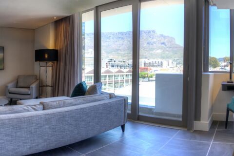 Living Area, The Mirage Serviced Apartments, Cape-Town
