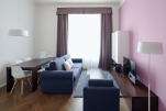 Sitting Area, River Serviced Apartments, Prague