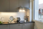 Kitchen, Congress Serviced Apartments, Basel