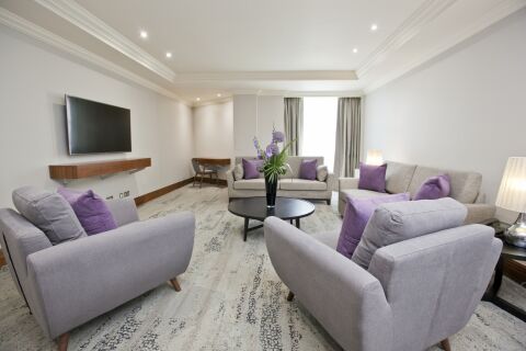 Living Room, Greville Road Serviced Apartments, London