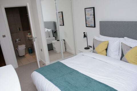 Bedroom, Bugle House Serviced Apartments, Greenwich, London