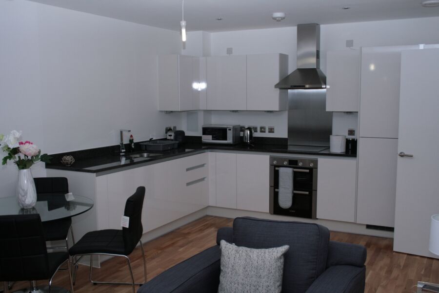 Kitchen, Bugle House Serviced Apartments, Greenwich, London