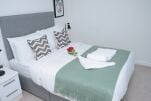 Bedroom, Bugle House Serviced Apartments, Greenwich, London