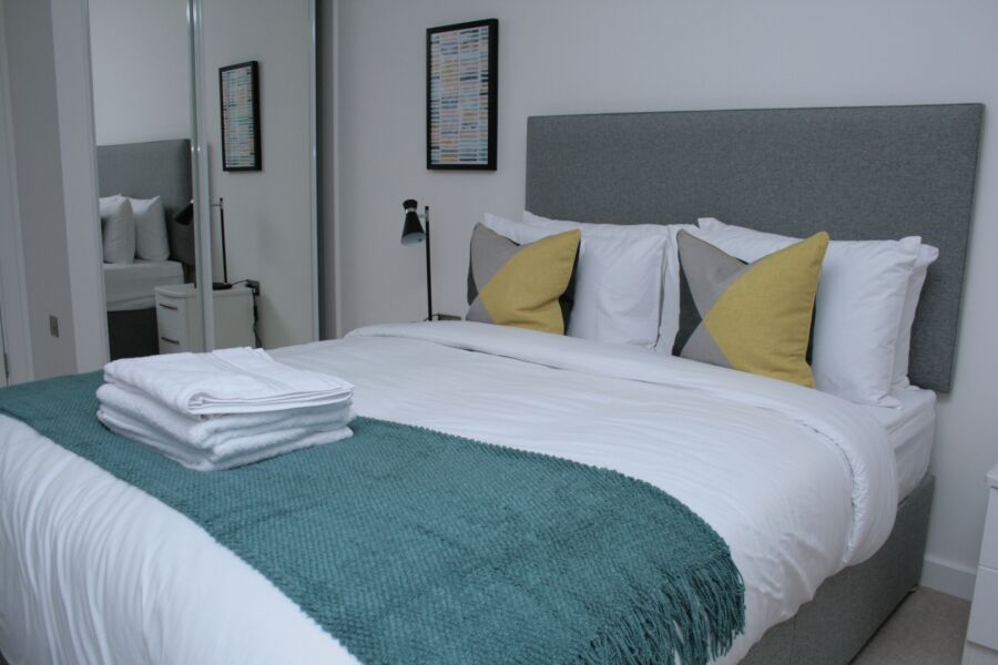 Bedroom, Bugle House Serviced Apartments, Greenwich, London