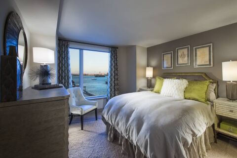 Bedroom, Pier Boulevard Serviced Apartment, Boston