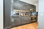 Kitchen, Krocinova Serviced Apartments, Prague