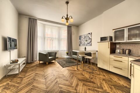 Dining Area, Maiselova 17 Serviced Apartments, Prague