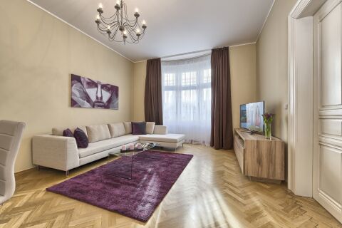 Living Room, Maiselova 5 Serviced Apartments, Prague