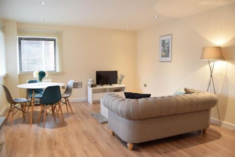 Living Area, Morland House Serviced Apartments, Romford