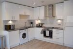 Kitchen, Morland House Serviced Apartments, Romford