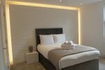Bedroom, Ealing Broadway Serviced Apartments, London