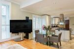 Sitting and Kitchen Area, Riverside Serviced Apartment, Battersea