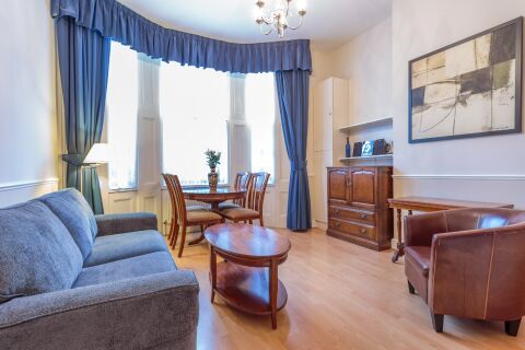 Living Room, West Kensington Serviced Apartments, London