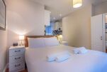 Bedroom, West Kensington Serviced Apartments, London