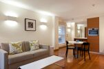 Open Plan Living Area, Turnmill Street Serviced Apartments, Farringdon