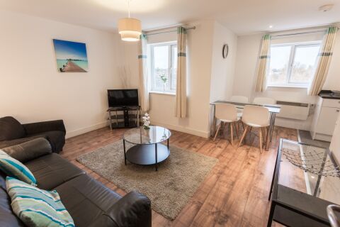 Living Area, Meridian Court Serviced Apartments, Southend-on-Sea