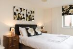 Bedroom, Hamilton Court Serviced Apartments, Bristol