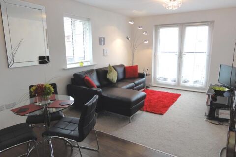 Living Room, Saddlery Way Serviced Apartments, Chester