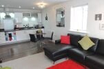 Living Room and Kitchen, Saddlery Way Serviced Apartments, Chester