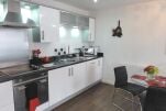 Kitchen, Saddlery Way Serviced Apartments, Chester