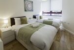 Bedroom, Castle Point Serviced Apartments, Southampton