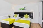 Bedroom, Frobisher Serviced Apartments, Peterborough